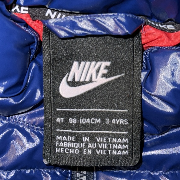 Toddler Nike Hooded‎ Puffer Bomber Jacket - Picture 8 of 11
